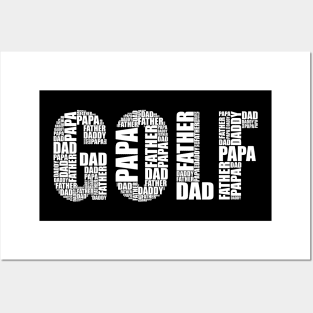 Golf Lover Dad - Funny Golfer Gift For Father Posters and Art